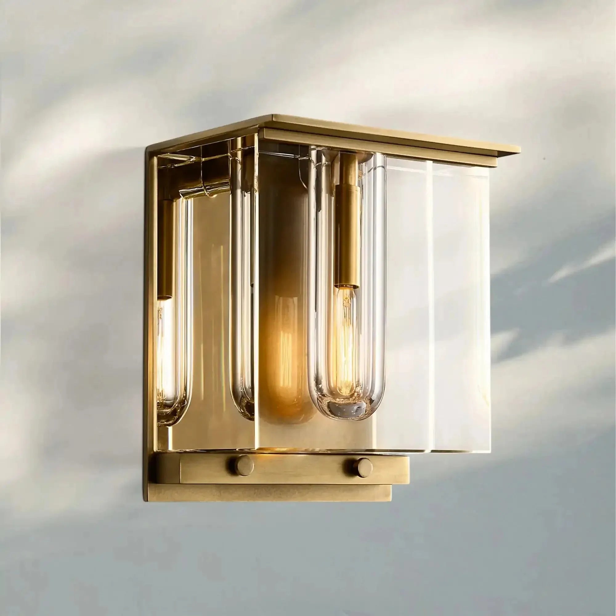 Saviler Cube Wall Sconce - Blushlighting