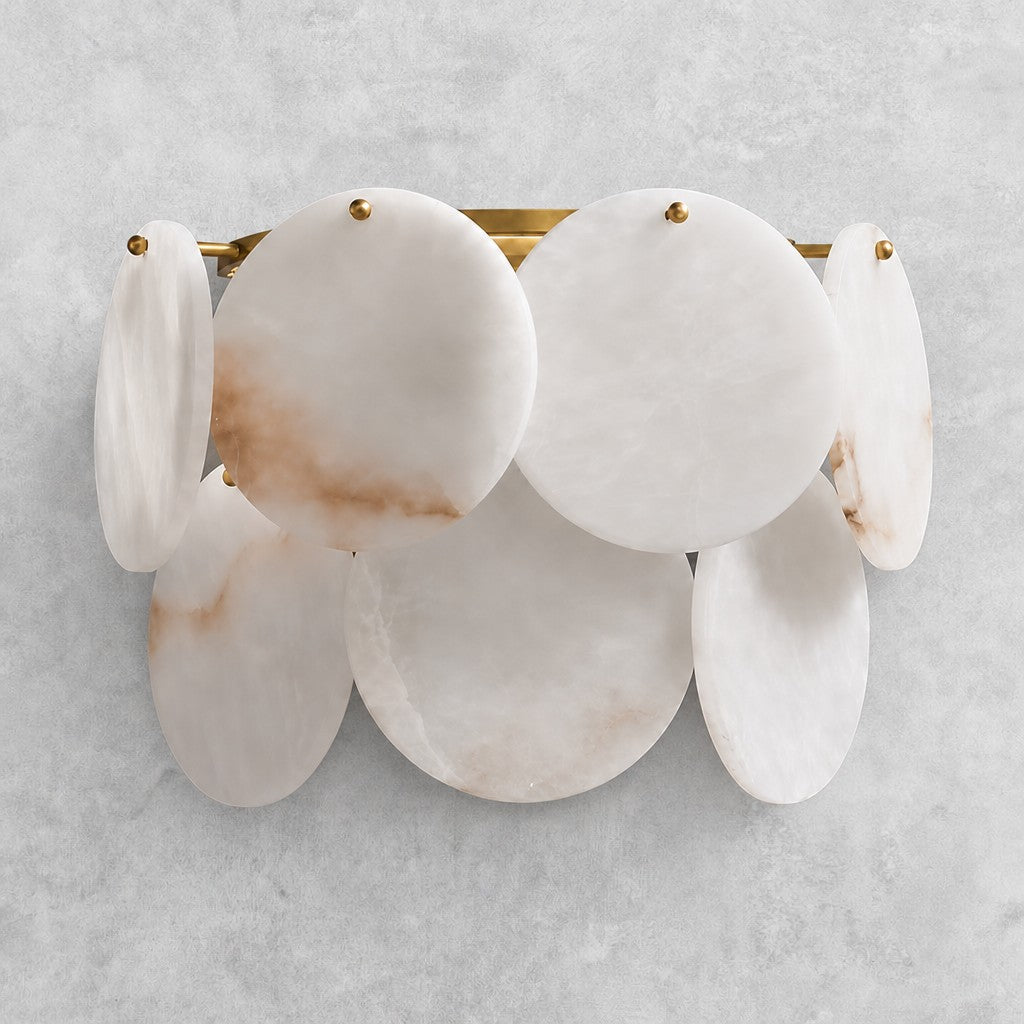 Solara Alabaster Wall Sconce
