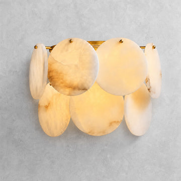 Solara Alabaster Wall Sconce