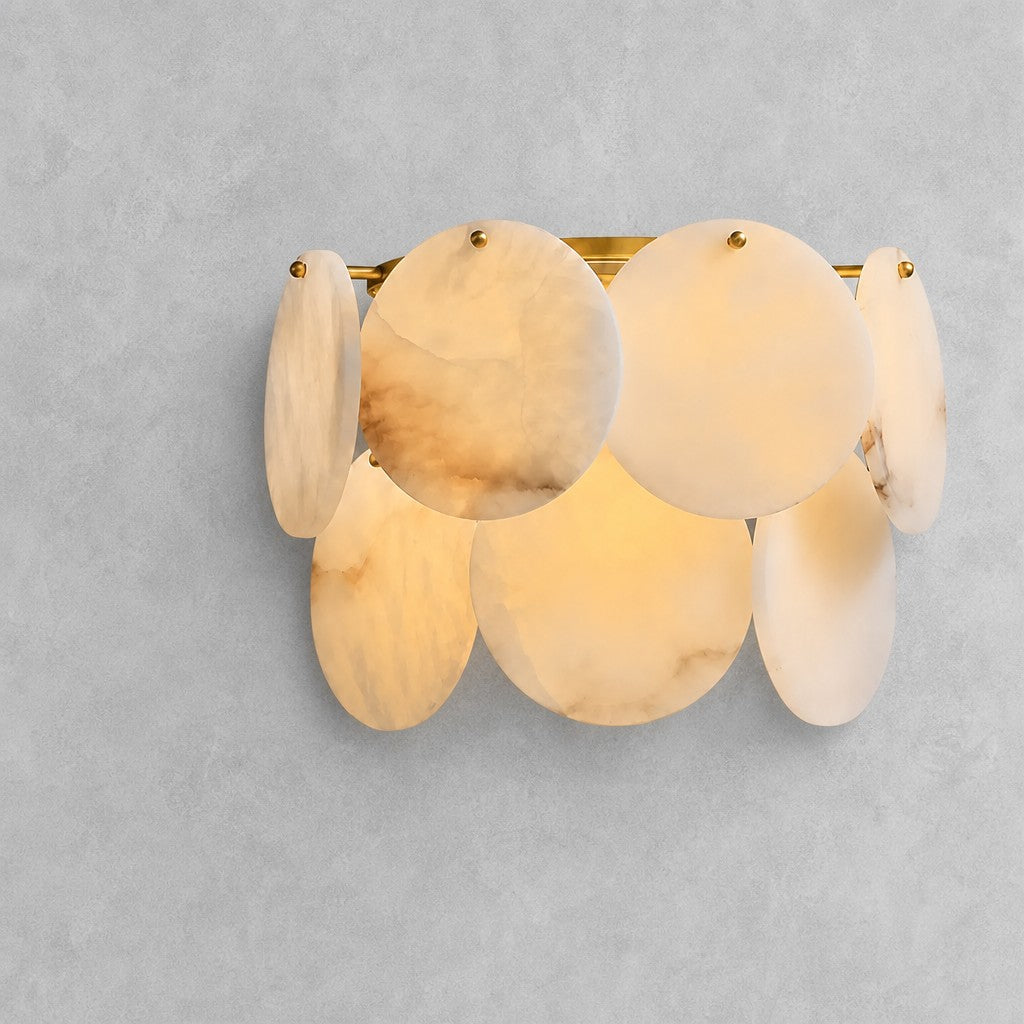 Solara Alabaster Wall Sconce
