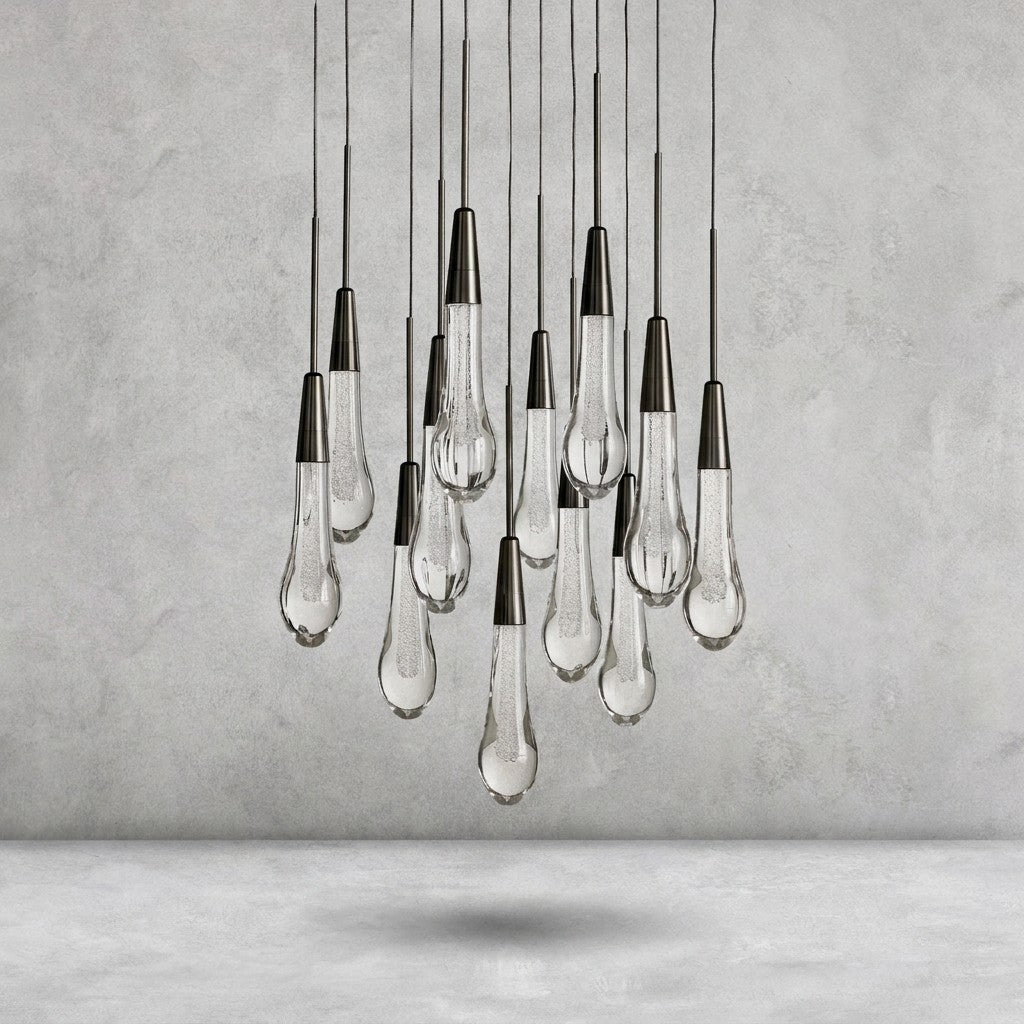 Soltaire Round Chandelier 17" 24" 36" 48"58"