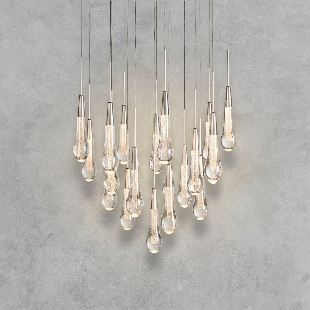 Soltaire Round Chandelier 17" 24" 36" 48"58"