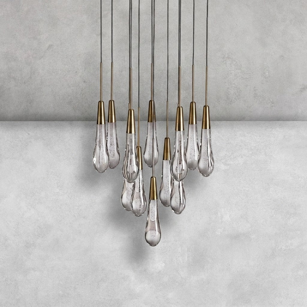 Soltaire Round Chandelier 17" 24" 36" 48"58"