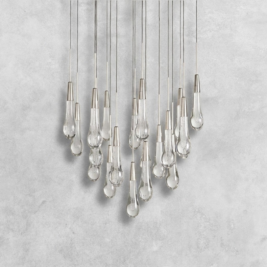 Soltaire Round Chandelier 17" 24" 36" 48"58"