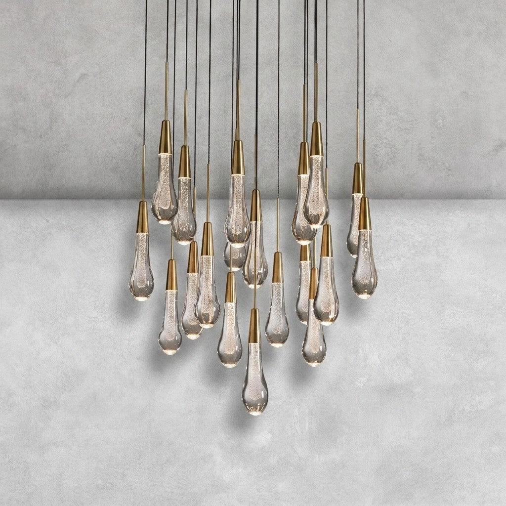 Soltaire Round Chandelier 17" 24" 36" 48"58"