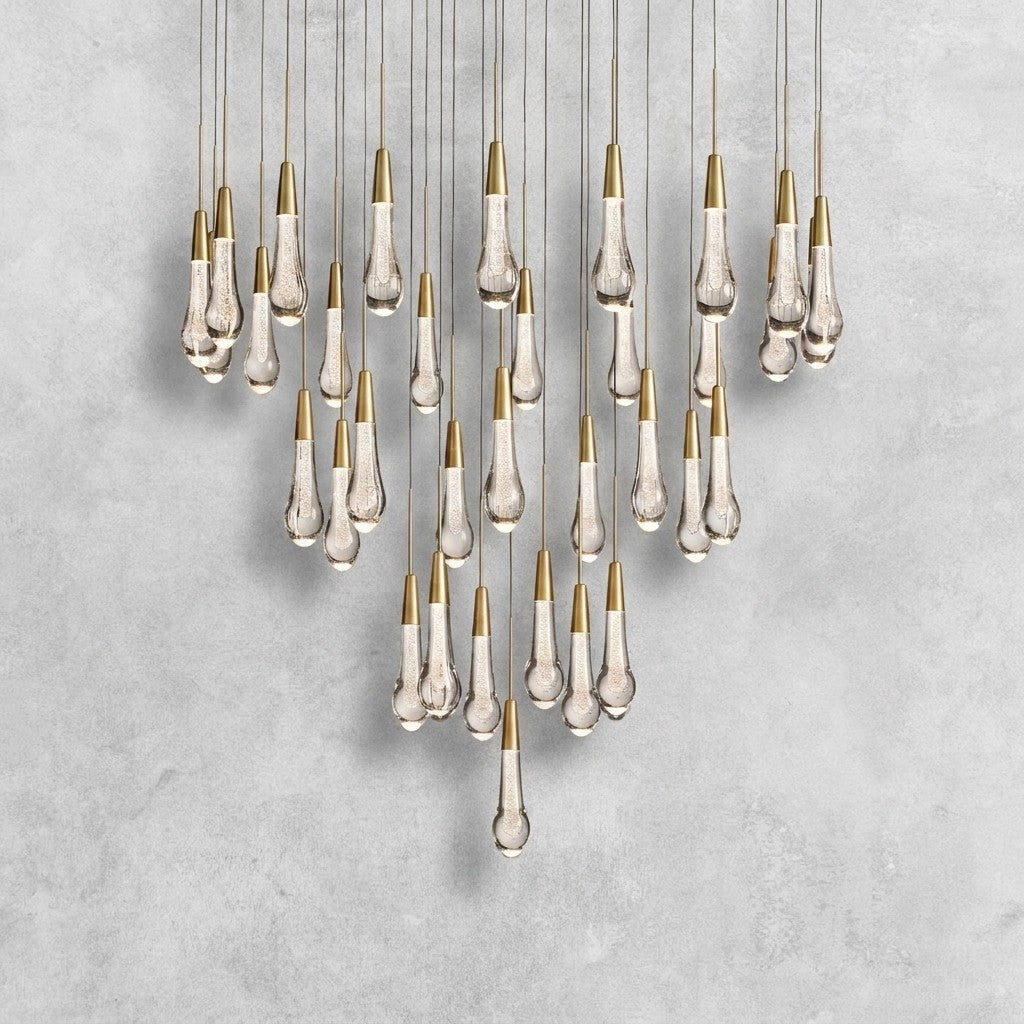Soltaire Round Chandelier 17" 24" 36" 48"58"