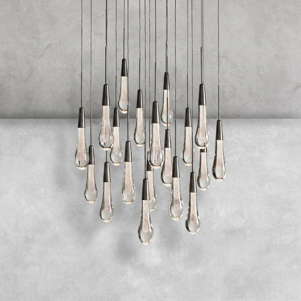 Soltaire Round Chandelier 17" 24" 36" 48"58"