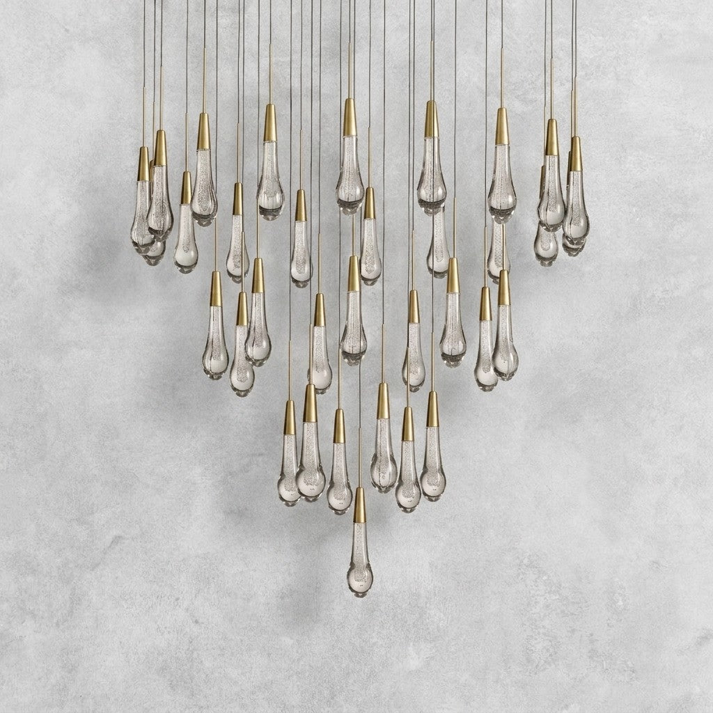 Soltaire Round Chandelier 17" 24" 36" 48"58"