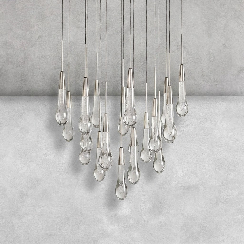 Soltaire Round Chandelier 17" 24" 36" 48"58"
