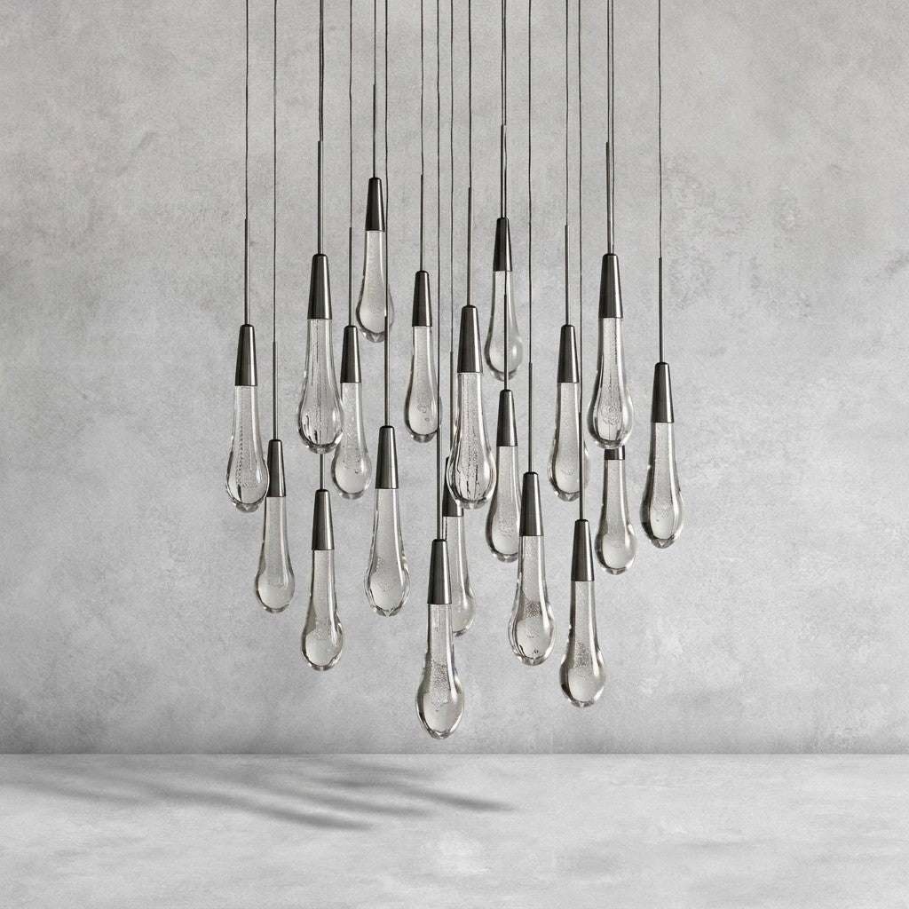Soltaire Round Chandelier 17" 24" 36" 48"58"