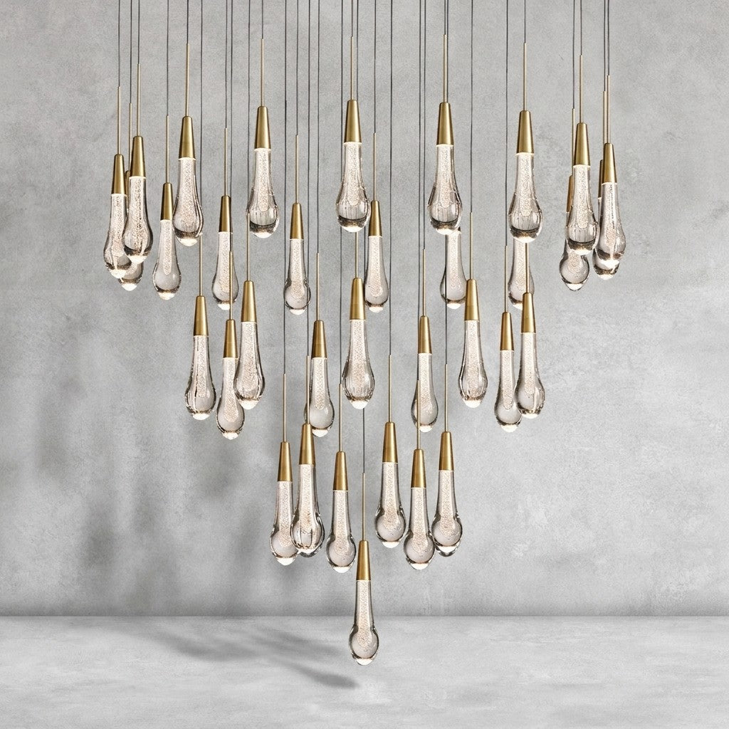 Soltaire Round Chandelier 17" 24" 36" 48"58"