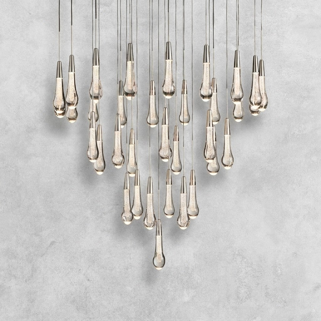 Soltaire Round Chandelier 17" 24" 36" 48"58"