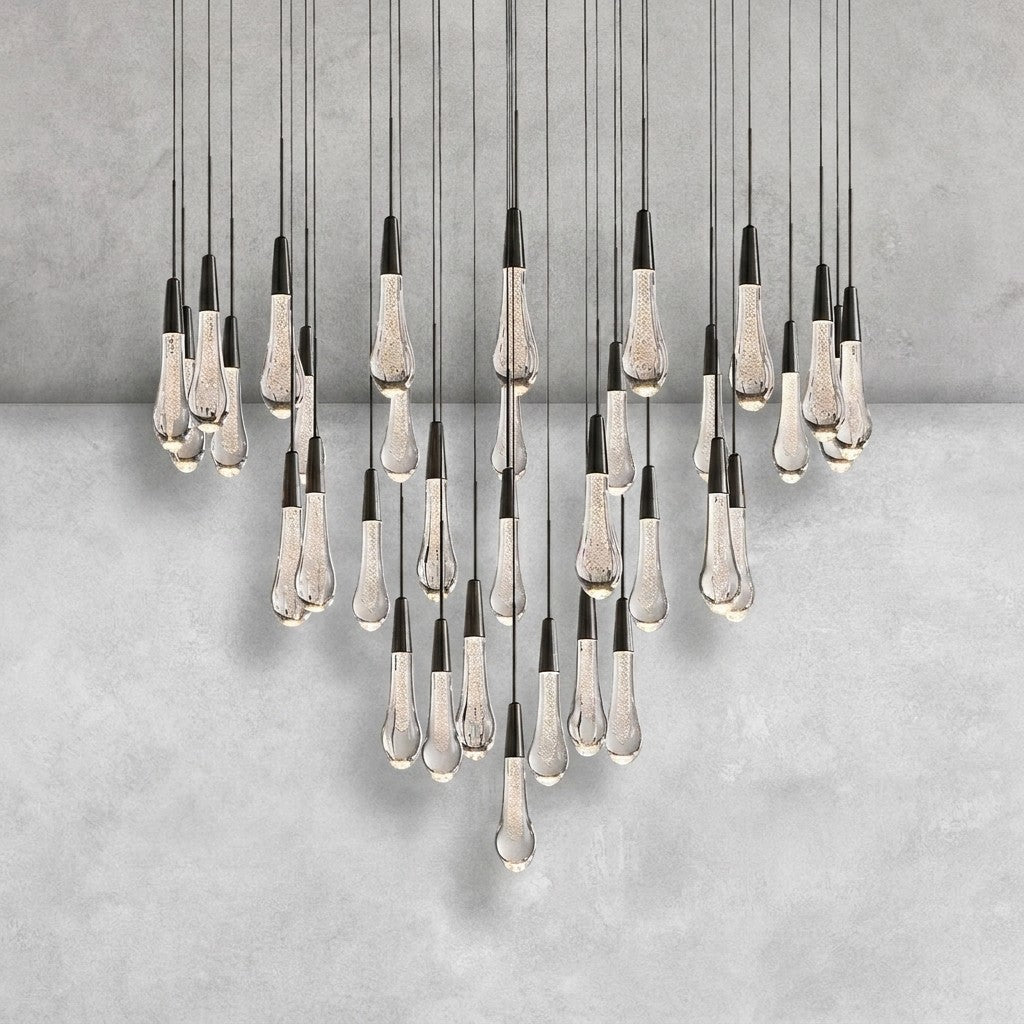 Soltaire Round Chandelier 17" 24" 36" 48"58"