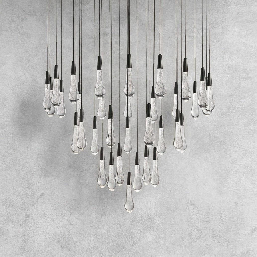 Soltaire Round Chandelier 17" 24" 36" 48"58"