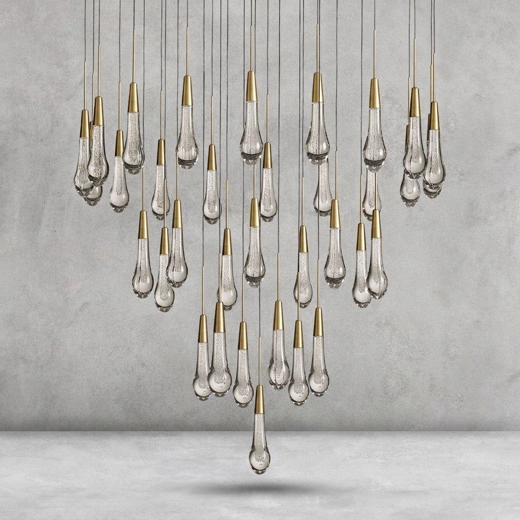 Soltaire Round Chandelier 17" 24" 36" 48"58"
