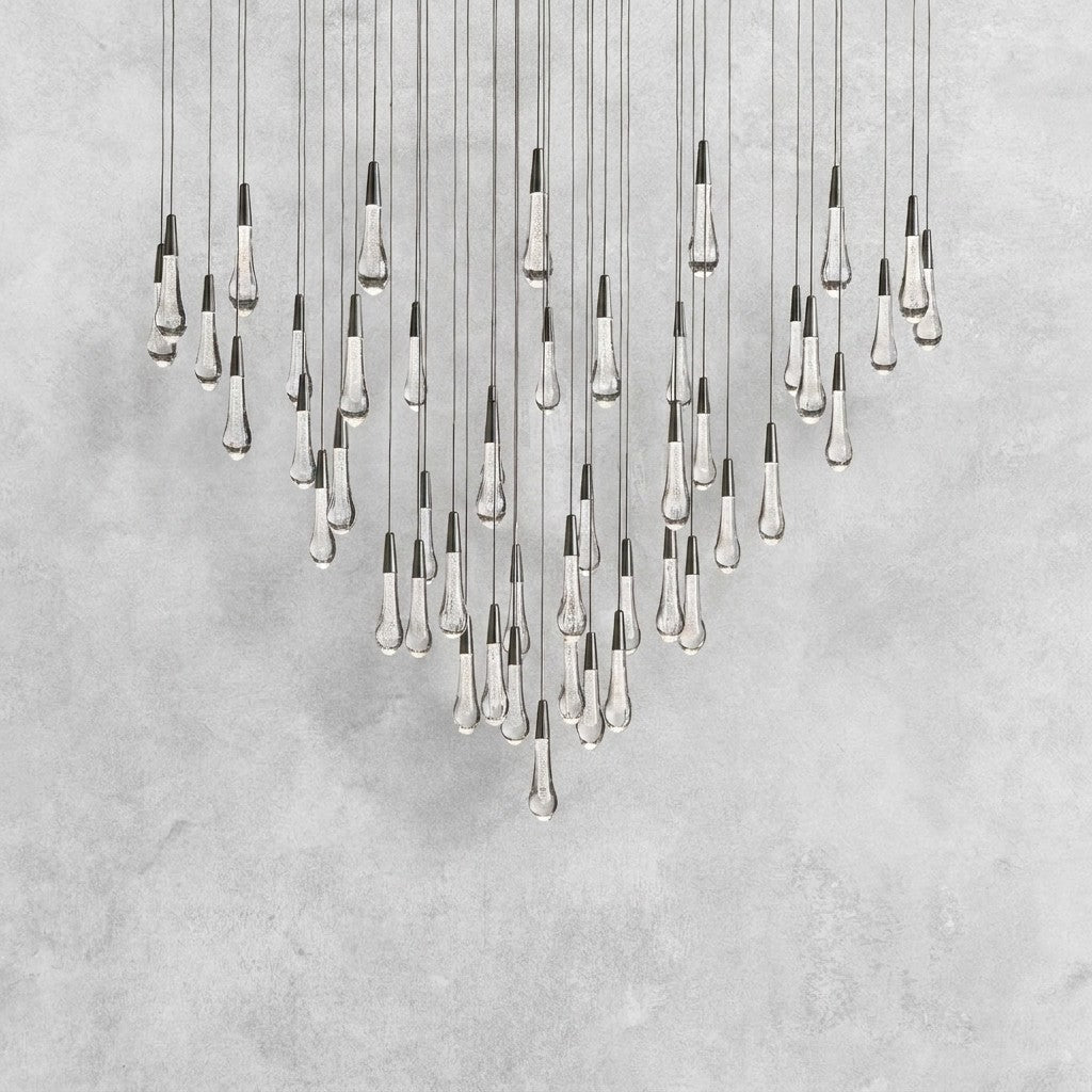 Soltaire Round Chandelier 17" 24" 36" 48"58"