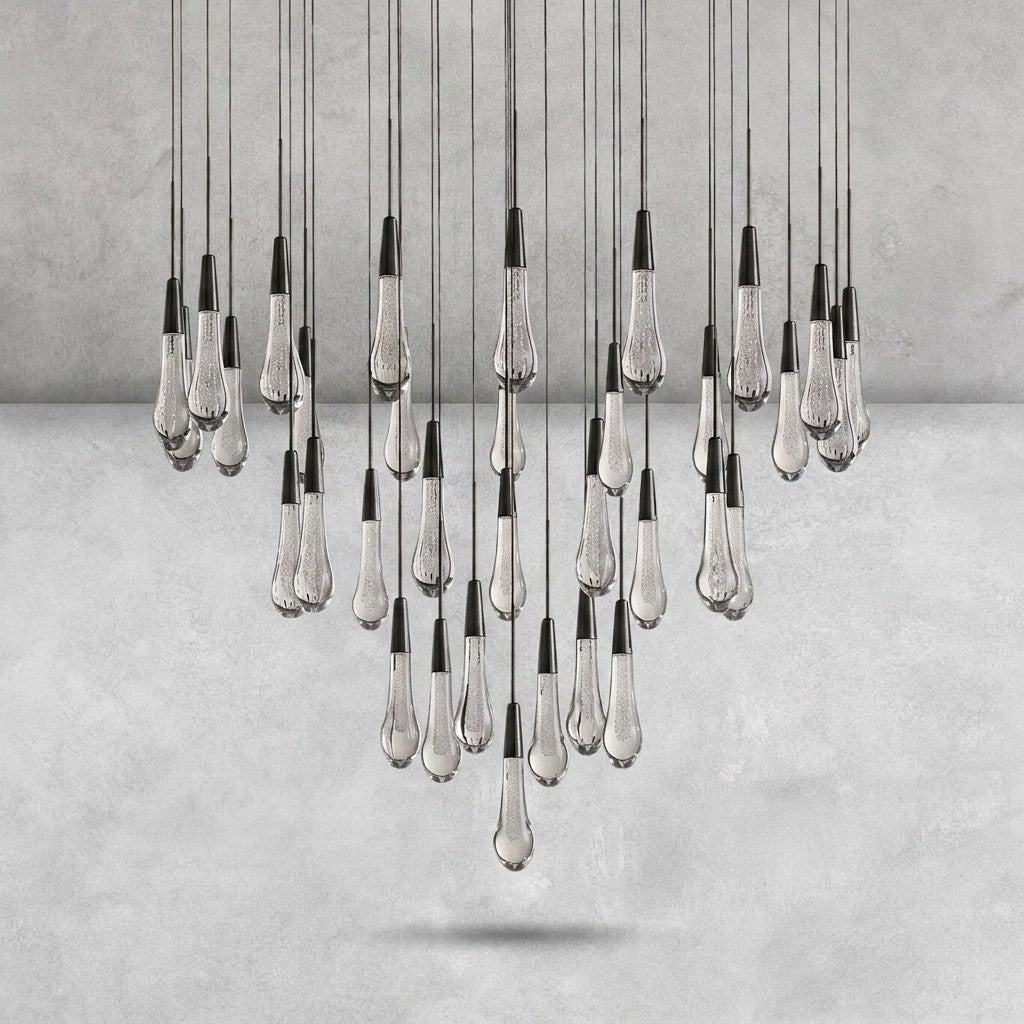 Soltaire Round Chandelier 17" 24" 36" 48"58"