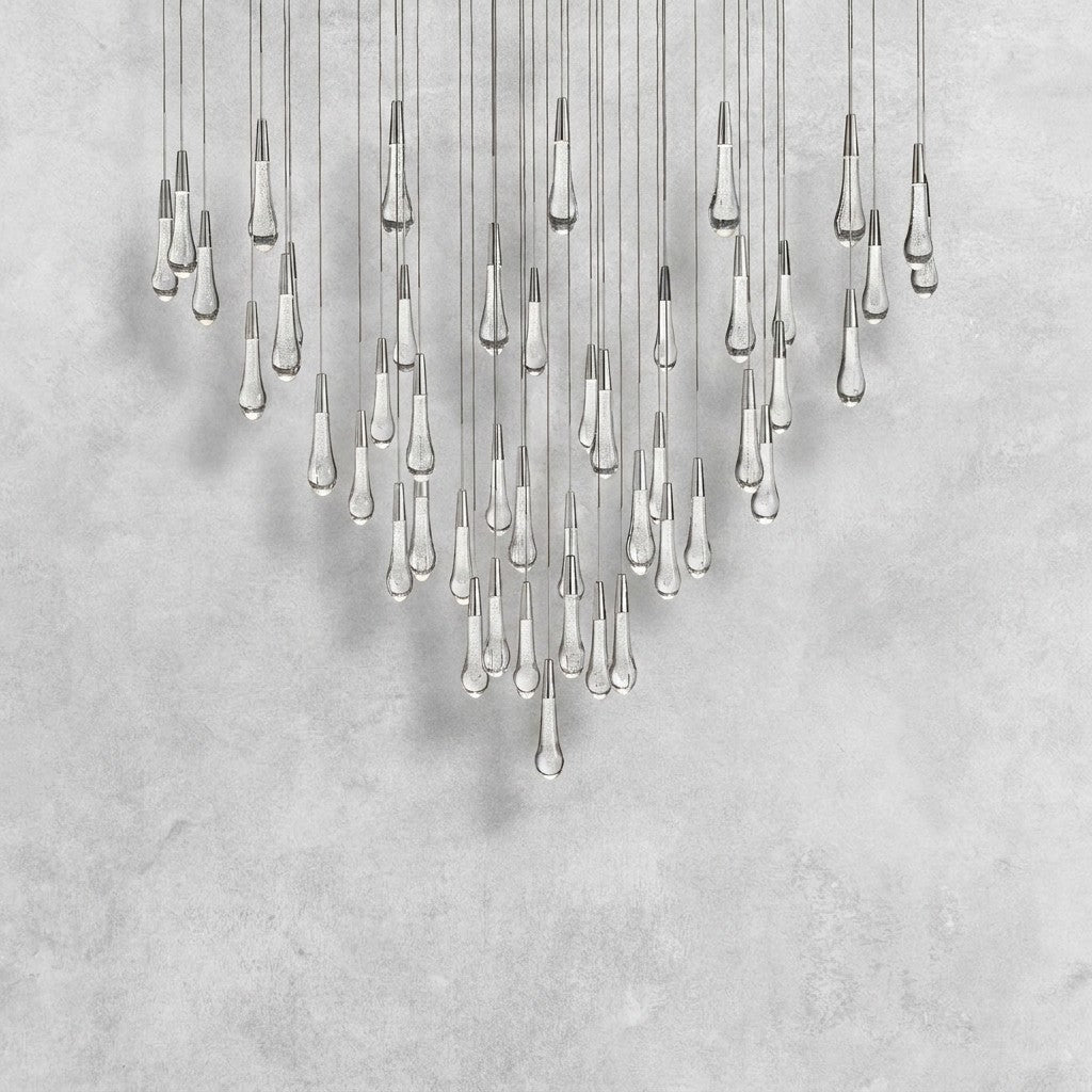 Soltaire Round Chandelier 17" 24" 36" 48"58"