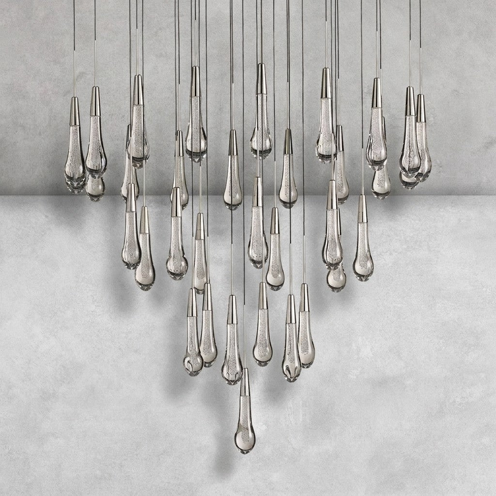 Soltaire Round Chandelier 17" 24" 36" 48"58"