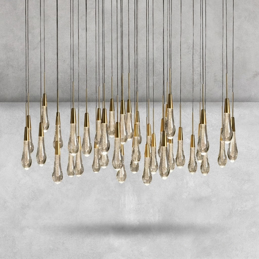 Soltaire Round Chandelier 17" 24" 36" 48"58"