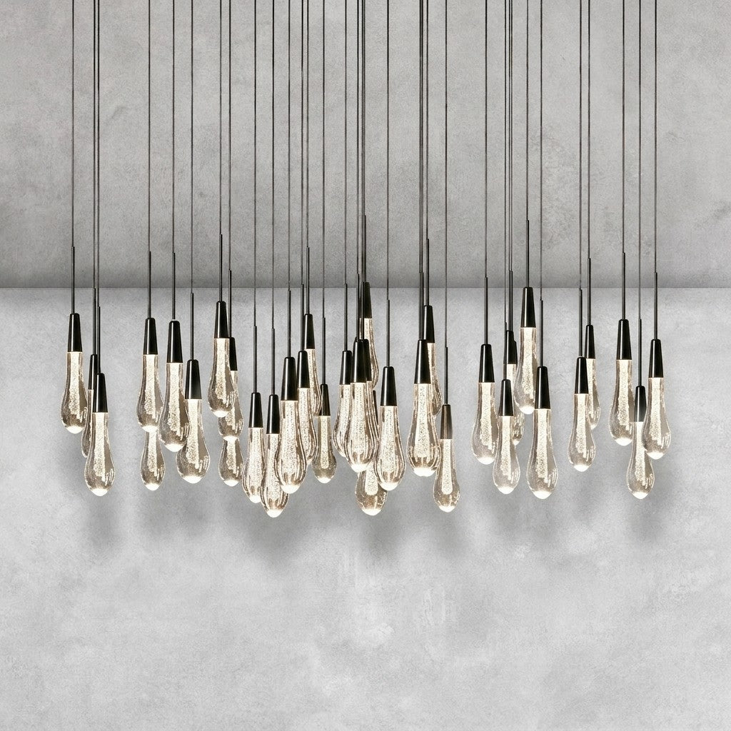 Soltaire Round Chandelier 17" 24" 36" 48"58"