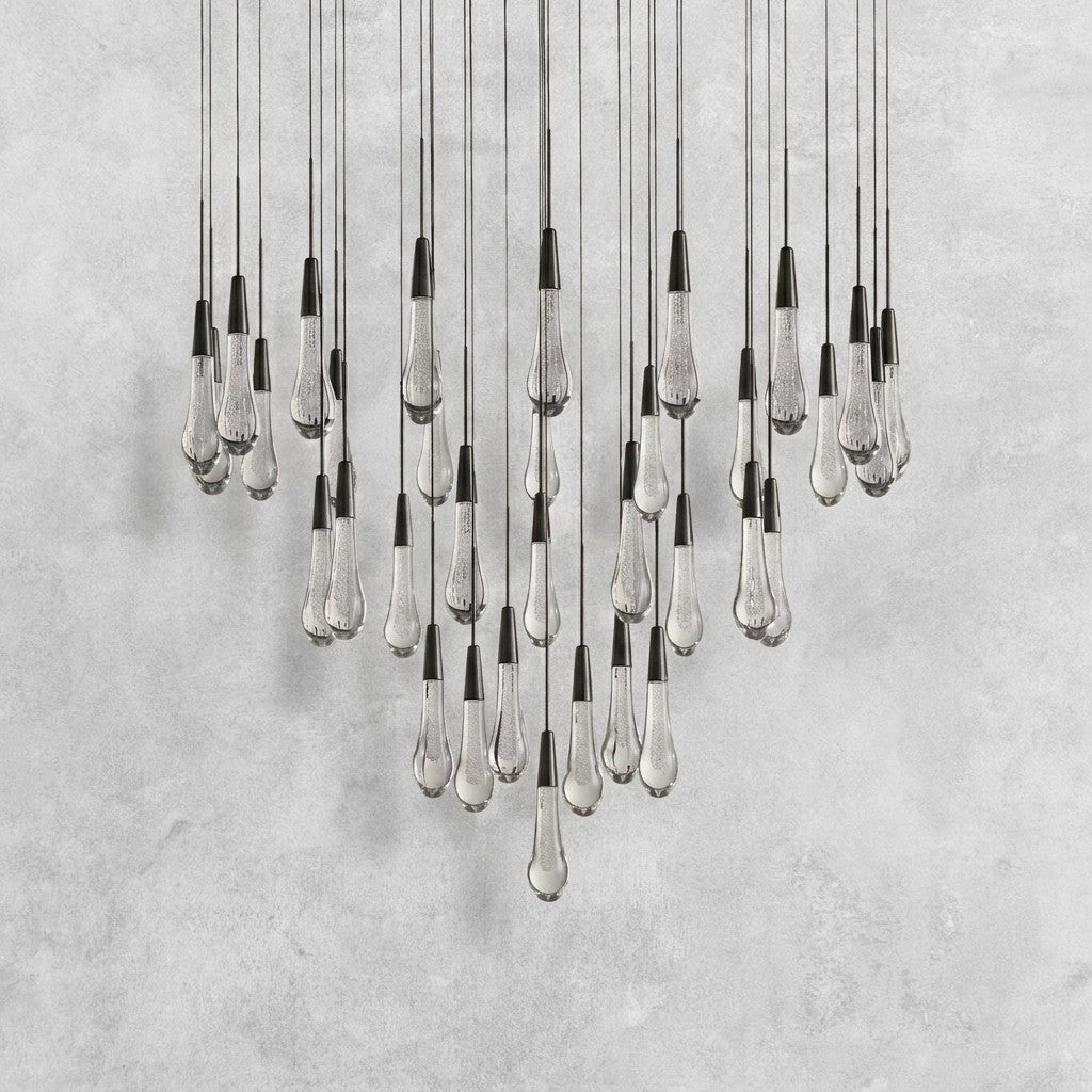 Soltaire Round Chandelier 17" 24" 36" 48"58"