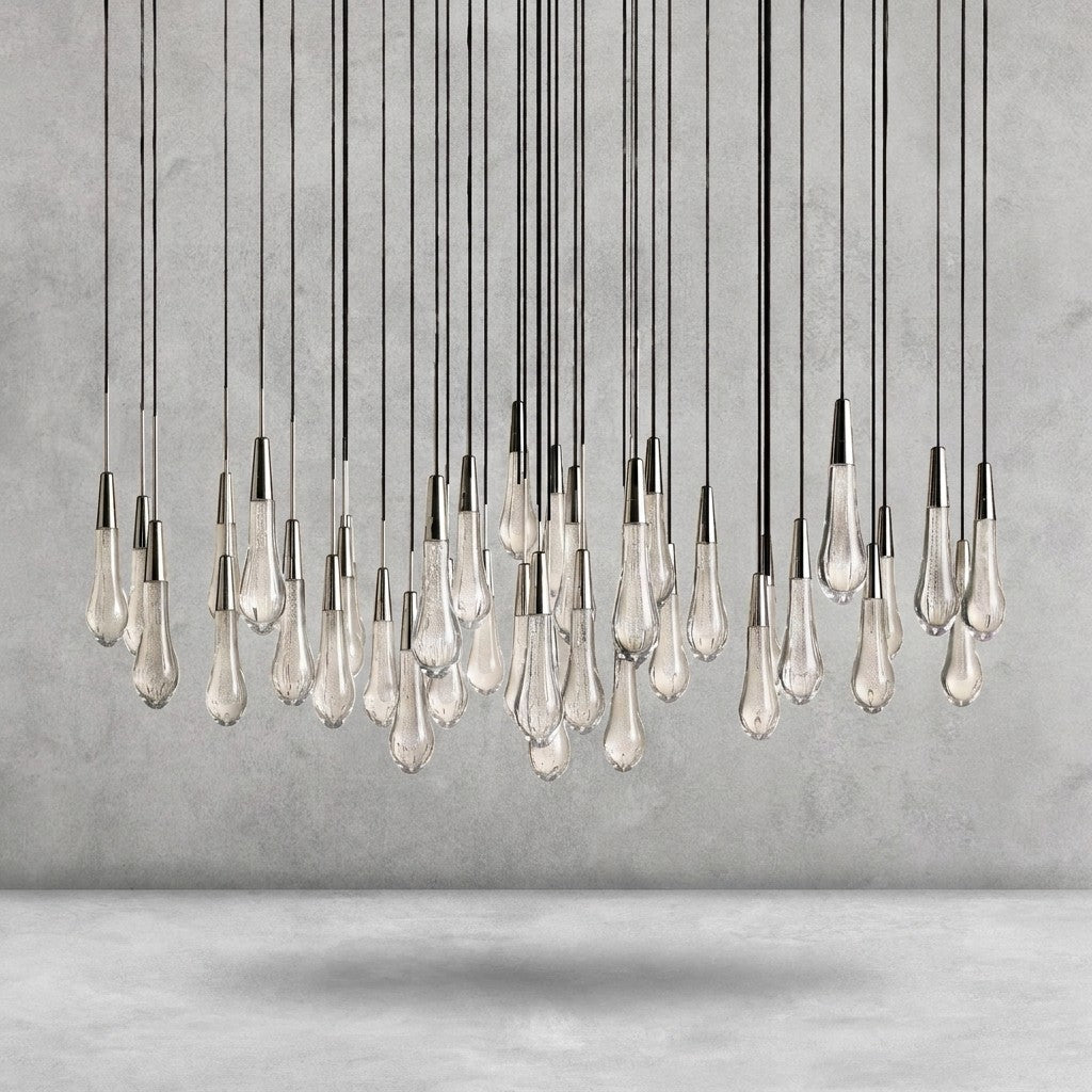 Soltaire Round Chandelier 17" 24" 36" 48"58"