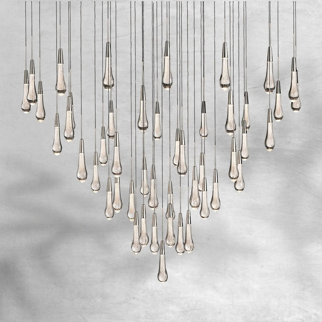 Soltaire Round Chandelier 17" 24" 36" 48"58"