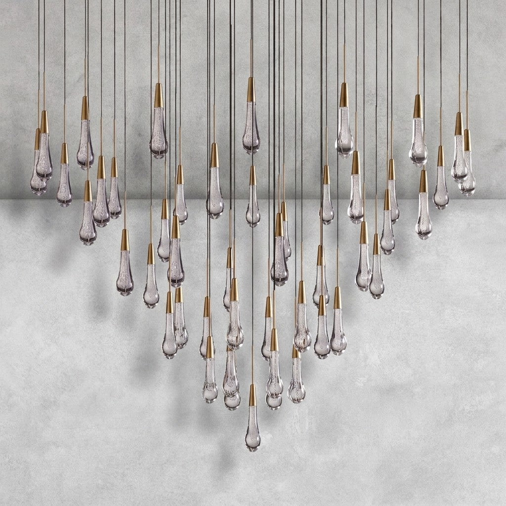 Soltaire Round Chandelier 17" 24" 36" 48"58"