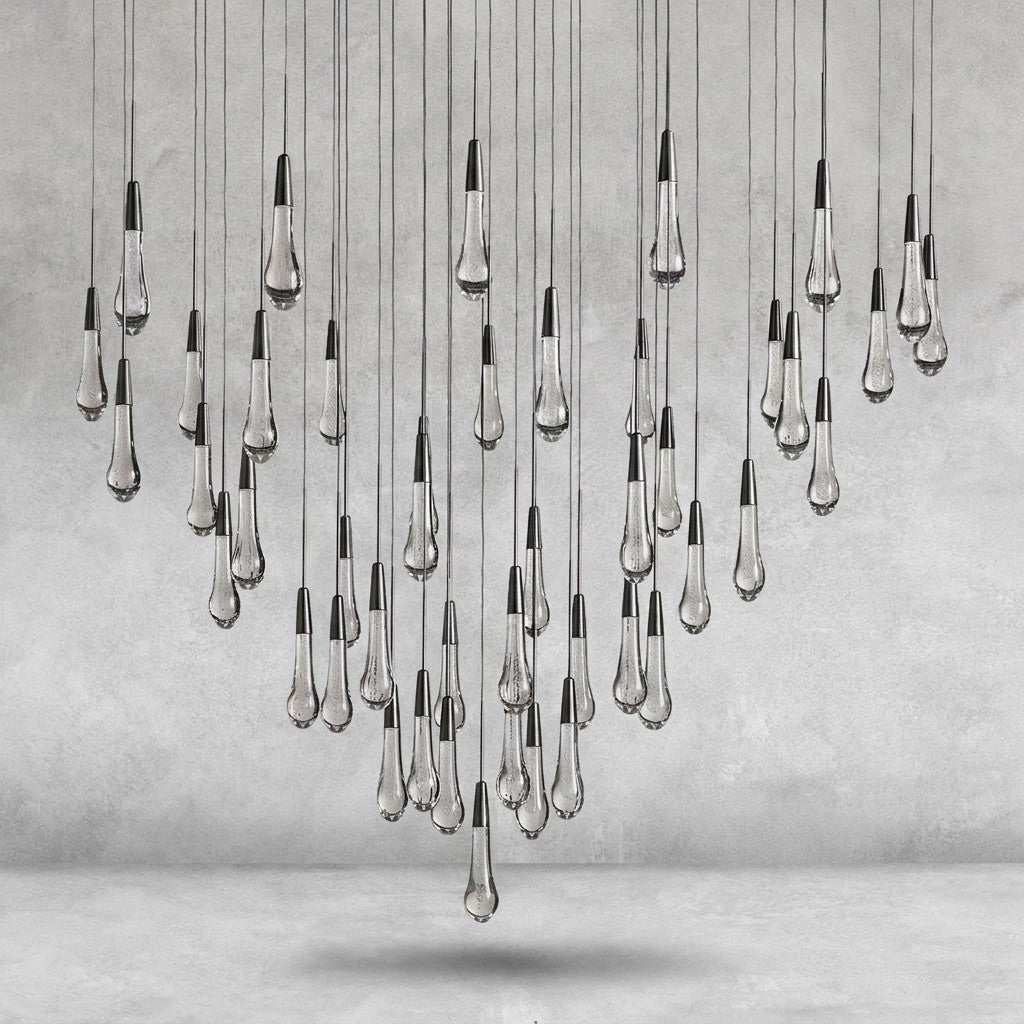 Soltaire Round Chandelier 17" 24" 36" 48"58"