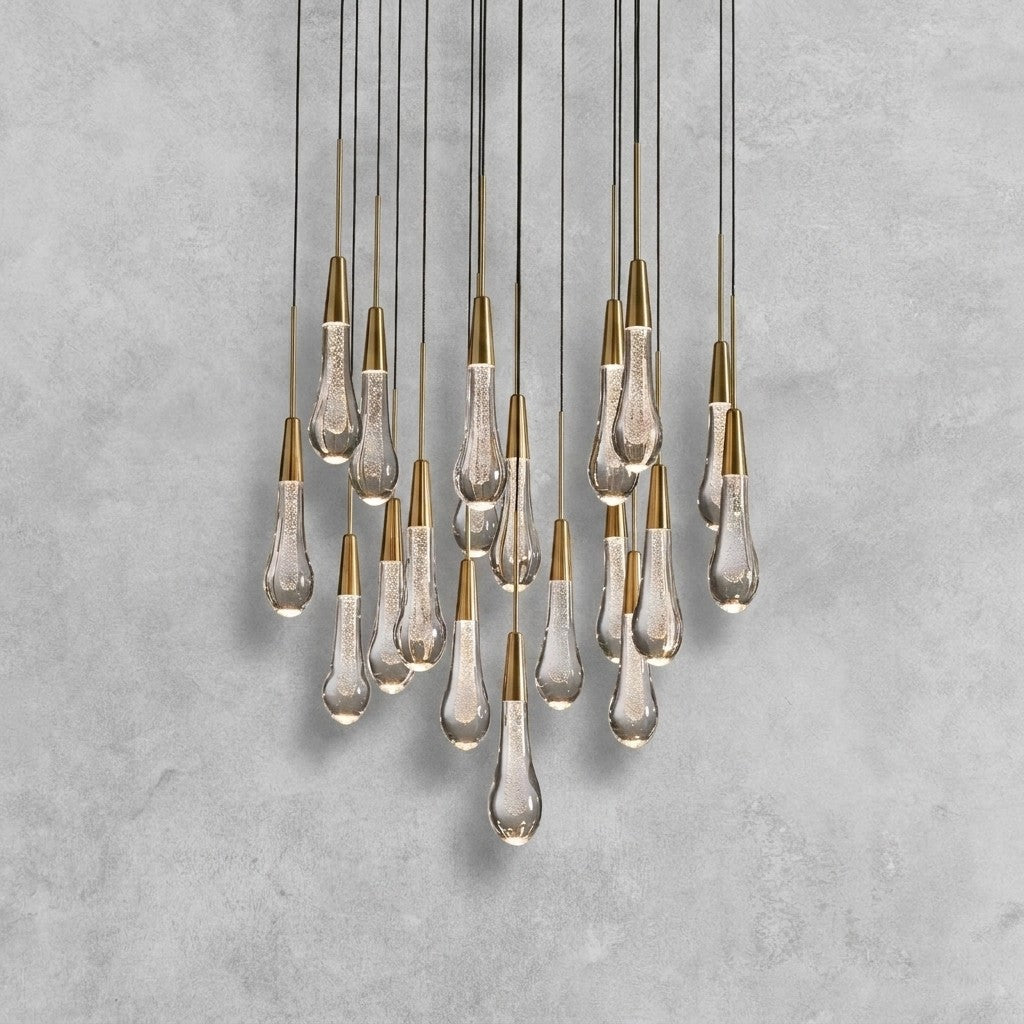 Soltaire Round Chandelier 17" 24" 36" 48"58"