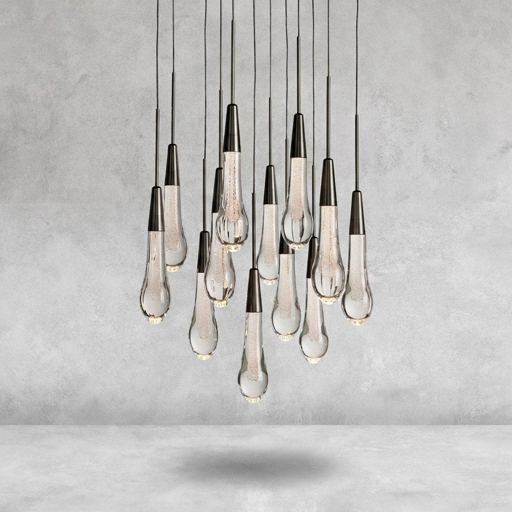 Soltaire Round Chandelier 17" 24" 36" 48"58"