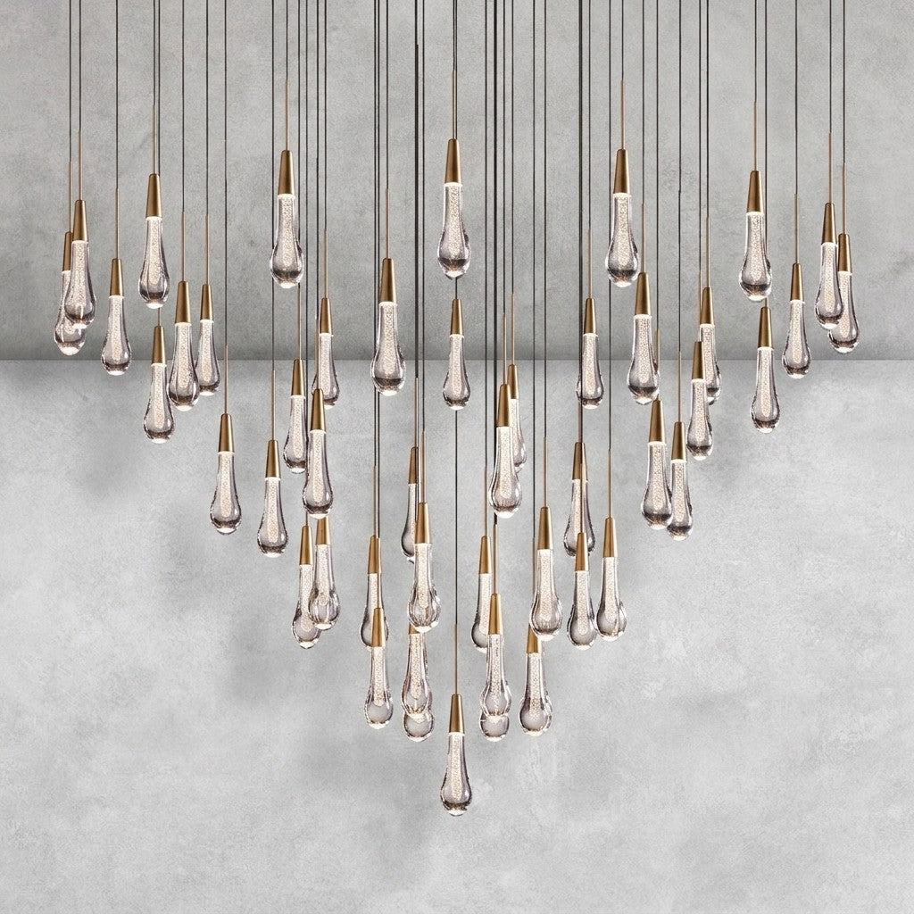 Soltaire Round Chandelier 17" 24" 36" 48"58"