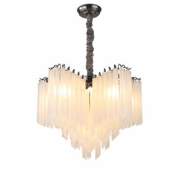 Stelo Glass Rod Chandelier — product photo