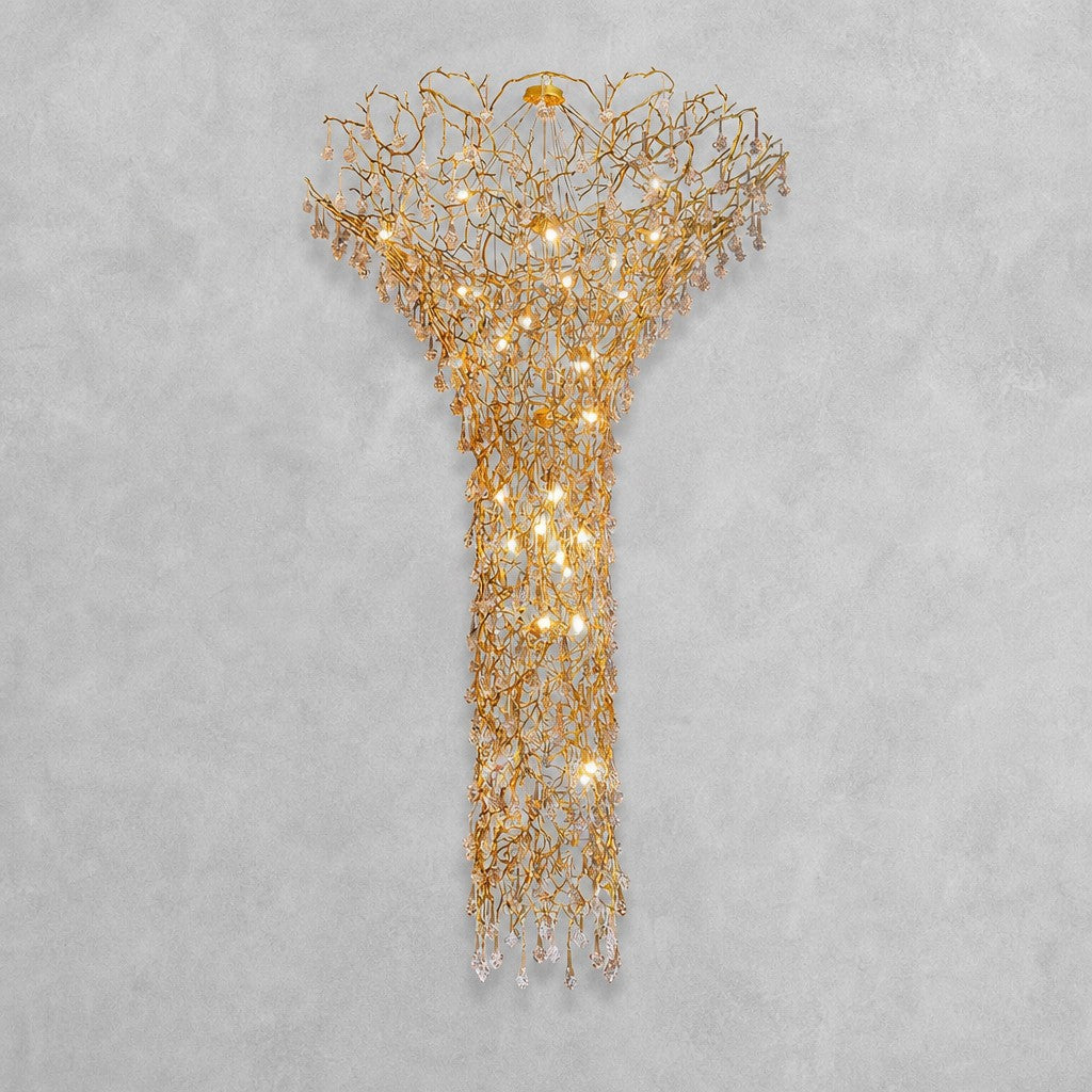 Tree Branch Staircase Chandelier