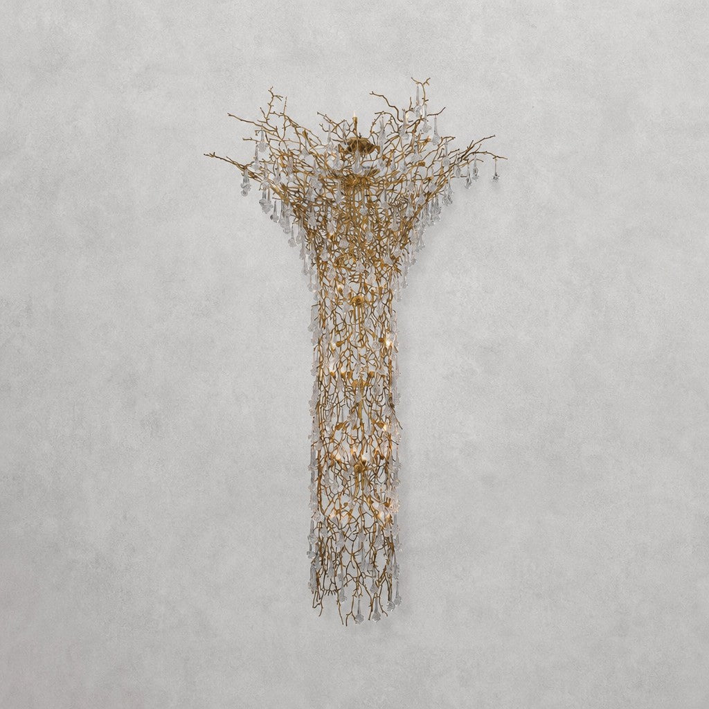 Tree Branch Staircase Chandelier