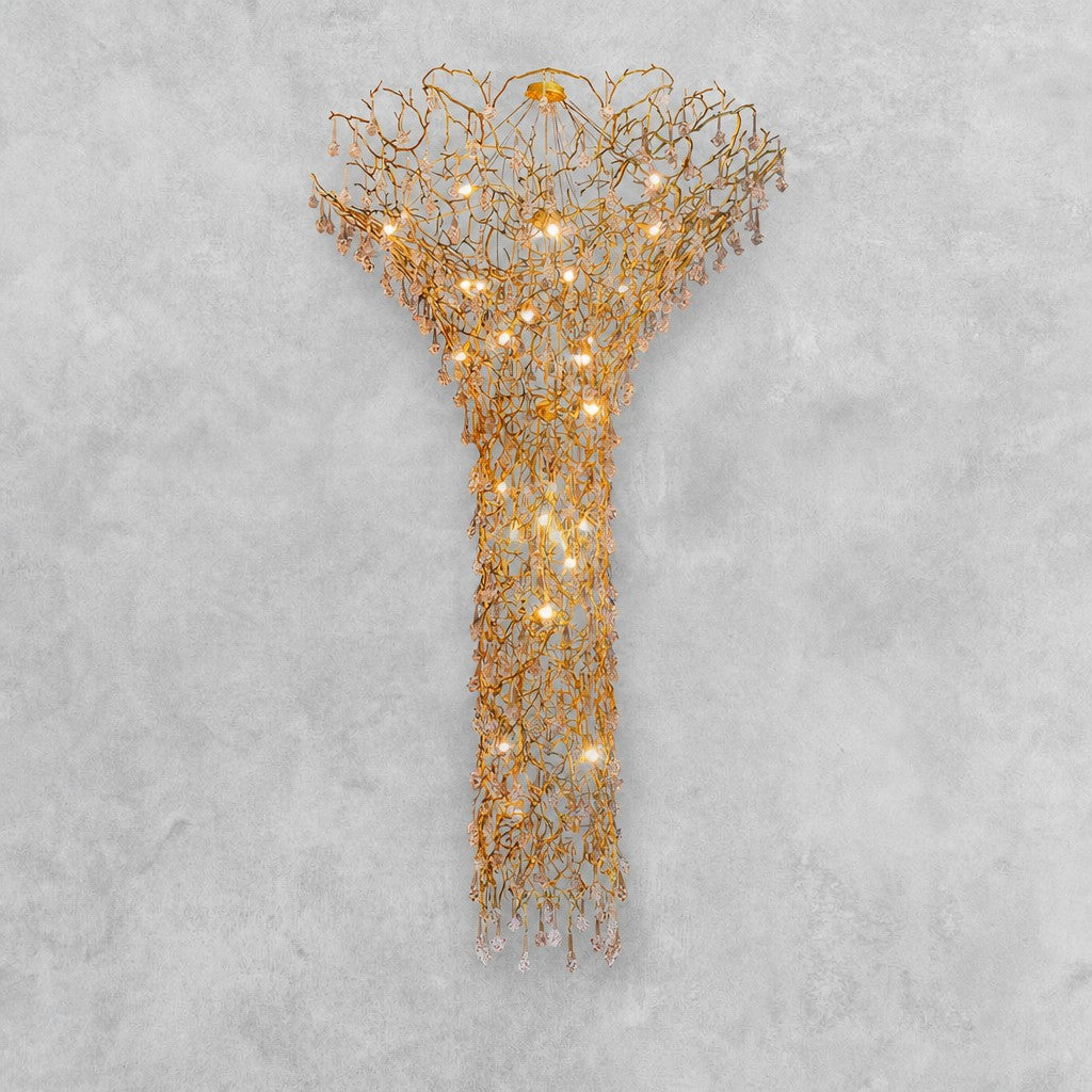 Tree Branch Staircase Chandelier
