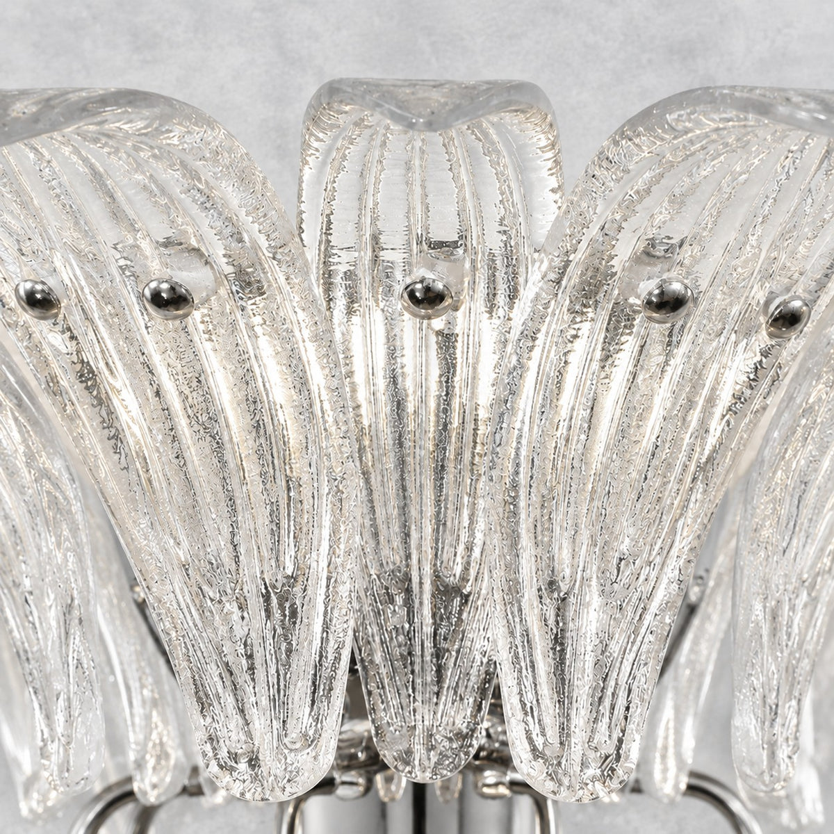 Two-Tier Glass Wall Sconce