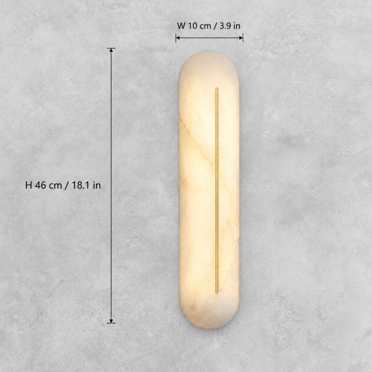 Valora Alabaster Wall Sconce
