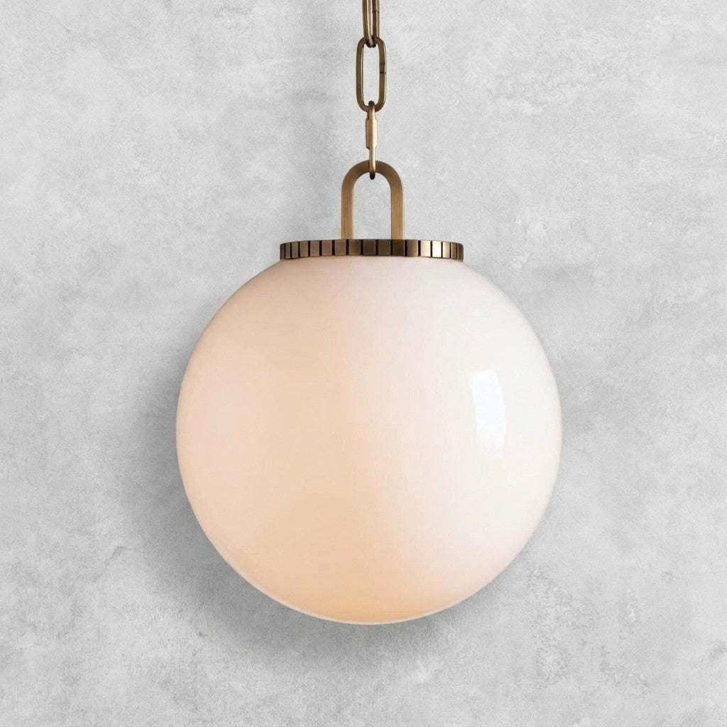 Langford Globe Pendant with Chain