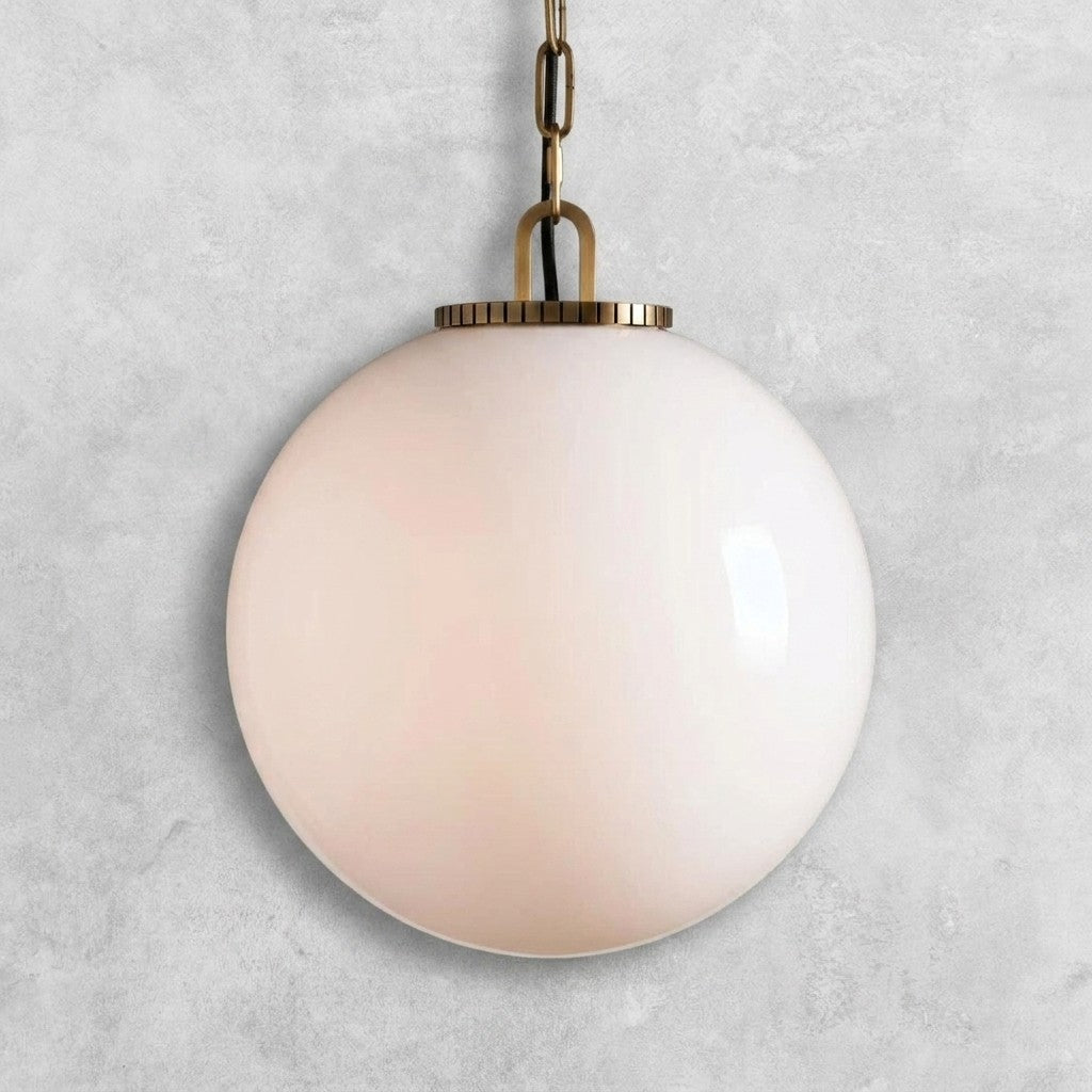 Langford Globe Pendant with Chain