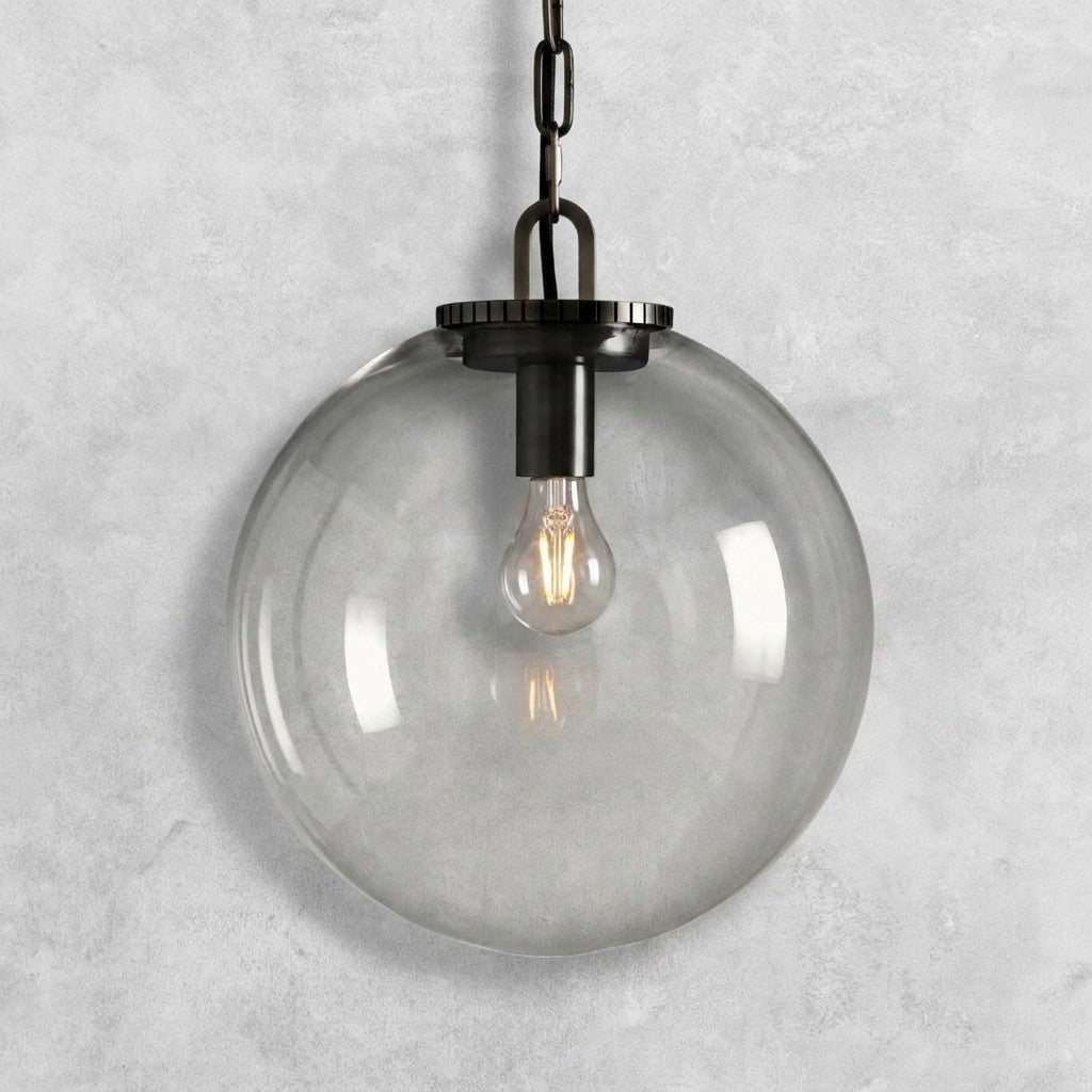 Langford Globe Pendant with Chain