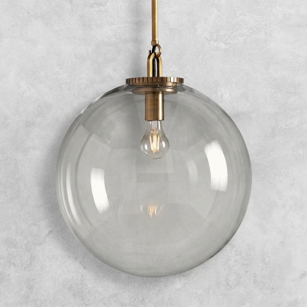 Langford Globe Pendant with Rod