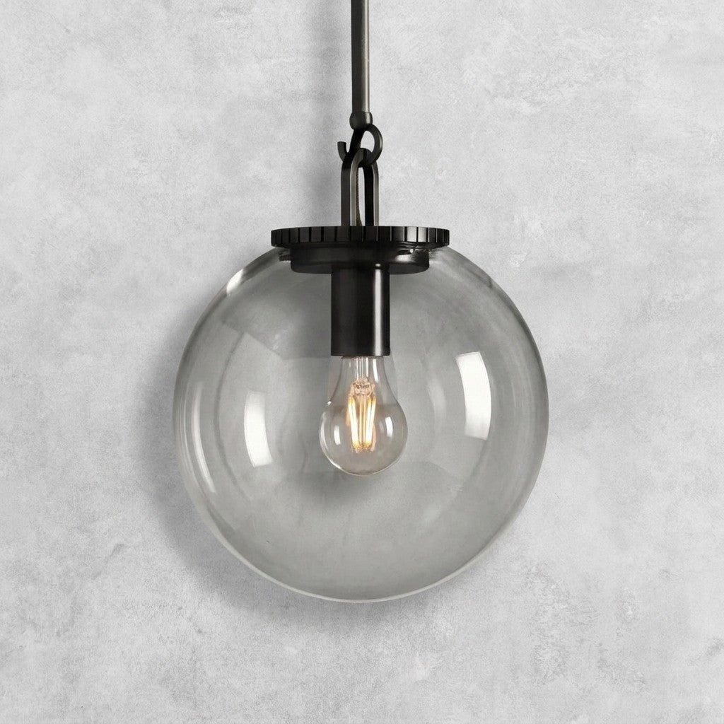 Langford Globe Pendant with Rod