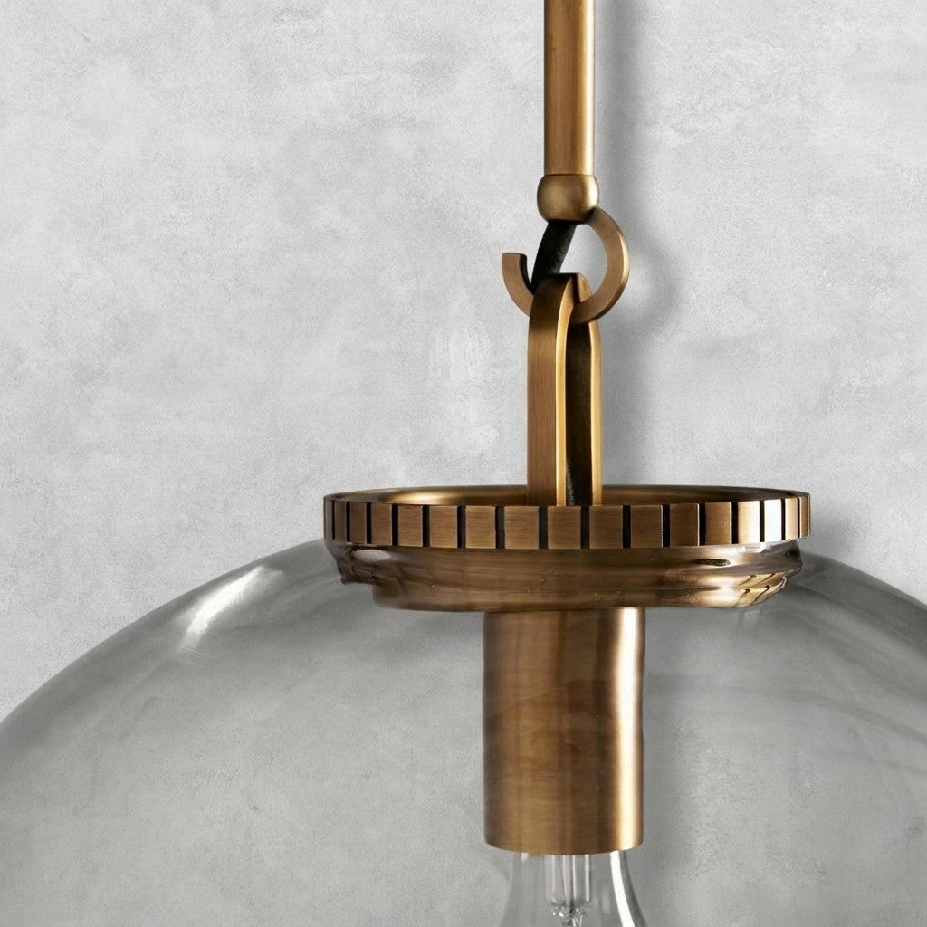 Langford Globe Pendant with Rod