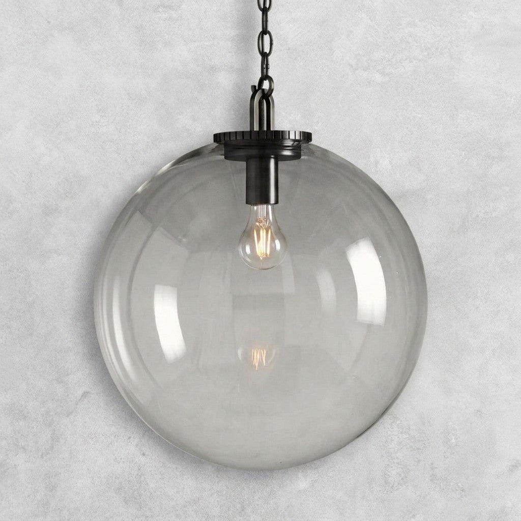Langford Globe Pendant with Rod