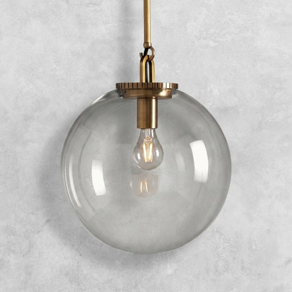 Langford Globe Pendant with Rod