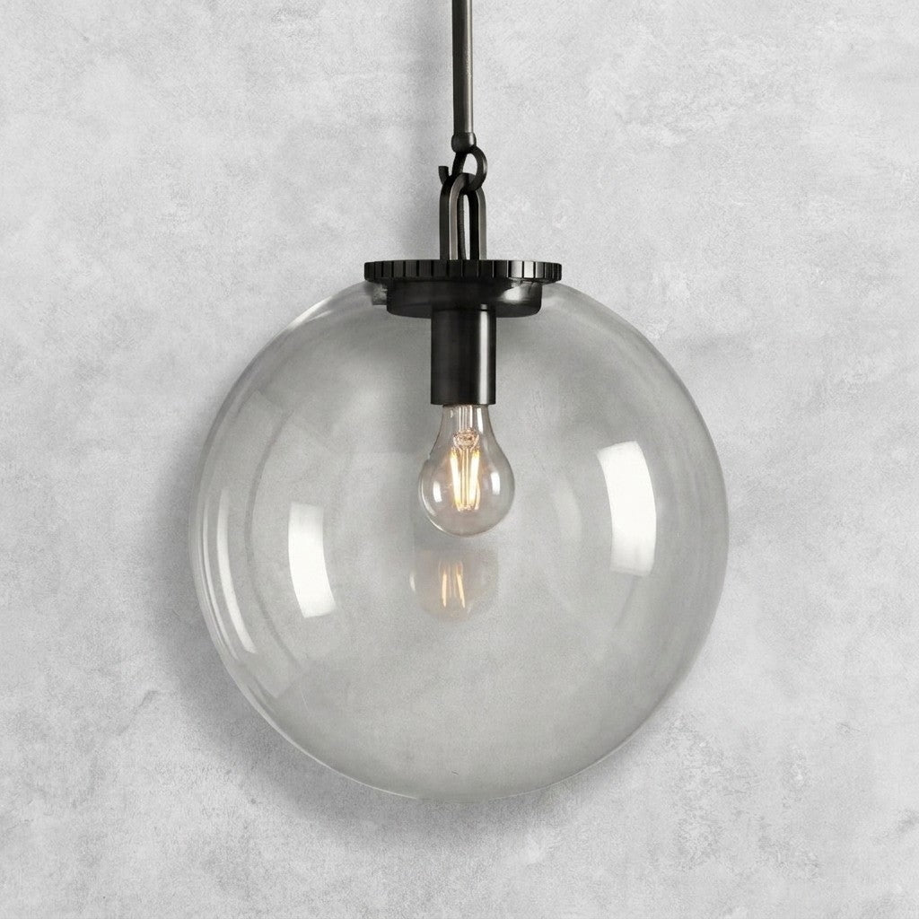 Langford Globe Pendant with Rod