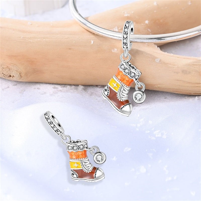 Trivellolab Winter Boot with Crystal Dangle Charm