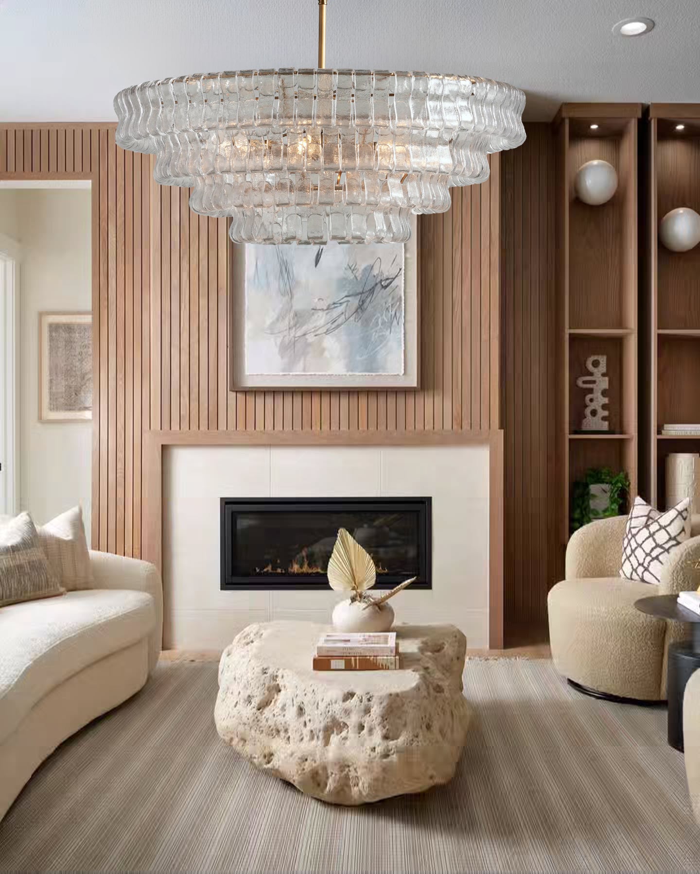 Ghiaccio Round Chandelier